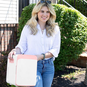 Портативный компактный холодильник 10 л, 12 В/110 В/230 В, мини-холодильник для напитков и пива, мини-бар - Product Image 4