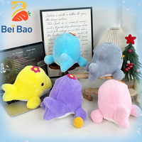 Peluche dauphin super douce, animal en peluche marin personnalisé, jouet pour machine à griffes, jouets en peluche en vrac