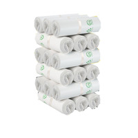 Sacs d'expédition roses personnalisés compostables en polyéthylène pour vêtements