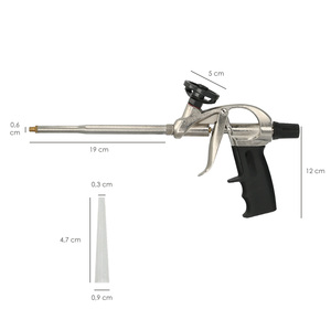 Pistolet à mousse de polyuréthane avec adaptateur PTFE - Product Image 2