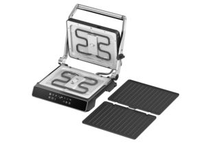 Gril à <span class=keywords><strong>panini</strong></span> fixe LCD numérique le moins <span class=keywords><strong>cher</strong></span> très bon marché 180 degrés 4 tranches presse Contact <span class=keywords><strong>Grill</strong></span> - Product Image 6