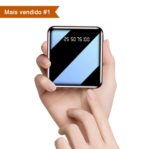 Mini Banco <span class=keywords><strong>de</strong></span> Energía <span class=keywords><strong>de</strong></span> 10000 mAh con Cable Micro USB Tipo C para <span class=keywords><strong>iPhone</strong></span>, Cargador Portátil con Espejo LED, Batería Externa, Powerbank 2026 - Product Image 4