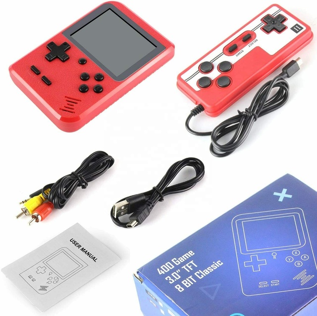 Super Game Box Retro Classic Mini Game Two-player Machine Handheld Game Console 400 in 1