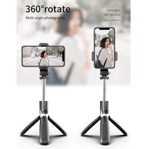 Portable <span class=keywords><strong>L02</strong></span> 100cm Multi-fonction Réglable Bluetooth Retardateur Pôle Trépied <span class=keywords><strong>Selfie</strong></span> Bâton - Product Image 5
