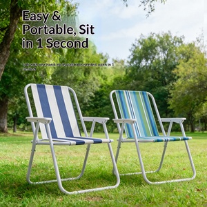 Silla Plegable para Exteriores, Silla Portátil de Aluminio con Tela Oxford Reforzada, Plegado en 1 Segundo para Uso en el Hogar y al Aire Libre - Product Image 2
