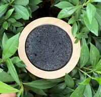 Diffuseur d'aromathérapie moderne en pierre de lave écologique avec base en bois de hêtre, huile essentielle pour la maison/la voiture/le bureau/l'hôtel