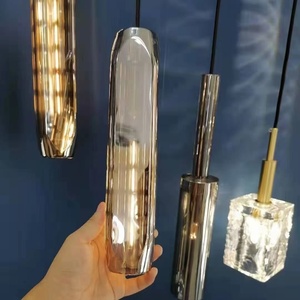 Lustre en cristal tout cuivre, hauteur réglable, éclairage LED, chambre à coucher, chevet, usage commercial, <span class=keywords><strong>B</strong></span>&<span class=keywords><strong>B</strong></span>, restaurants, modèle design - Product Image 4