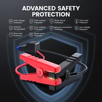 Compresseur d'air portable 14,8 V pour voiture, démarreur de secours 150 PSI, gonfleur de pneus numérique électrique intelligent sans fil pour vélo et ballon de basket