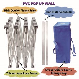 PVC or Fabric Pop up Wall Display Stand Frame Exhibition Trade Show Aluminum Pop up Display Backdrop Pop up Backdrop Stand - Product Image 4