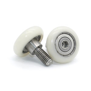 Rodillos Transportadores Resistentes al Desgaste Suministrados por el Fabricante BDR30/C6L16 Poleas de Tornillo Rodillos de Plástico Recubiertos con Rodamientos S608ZZ - Product Image 2