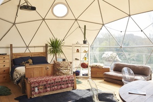 Glamping permanent personnalisé 4 personnes Resort Hôtel Maison Camping Tentes de luxe <span class=keywords><strong>Tente</strong></span> dôme géodésique d'extérieur <span class=keywords><strong>avec</strong></span> salle de bain <span class=keywords><strong>et</strong></span> <span class=keywords><strong>cuisine</strong></span> - Product Image 5