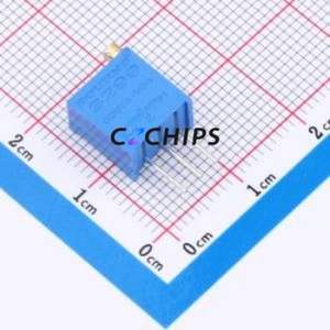 ตัวต้านทาน/โพเทนชิออมิเตอร์แบบปรับได้3299W-1-105LF ผ่านตัวต้านทาน (THT) 1Mohm 10% 500mW 100ppm/℃ - Product Image 1