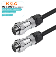 Câble d'extension aviation 4 broches étanche IP67 pour caméra de recul RV, camion, remorque, bus, système de vidéosurveillance 10M 15M 20M