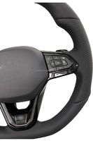 Volant en cuir de sport multifonction BlackTrim Premium avec assistance ACC et voyage pour Pasat B8 T-Roc Viloran ID.3 ID.4 Etc