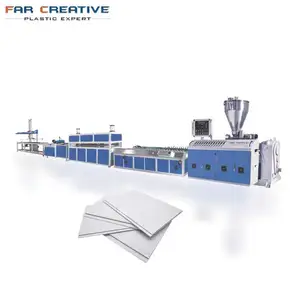 Pvc Wandpaneel 3D Valse Plastic Decor Pvc Plafond Panelen Making Machine