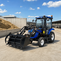 Tracteur 4x4 Suprême 80 CV avec cabine climatisée, système hydraulique robuste, capacité de levage élevée pour les travaux agricoles modernes