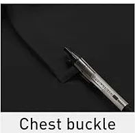 Polo à col noir élégant pour hommes 95% polyester 5% spandex doux et respirant avec poche sur les poignets - Product Image 4