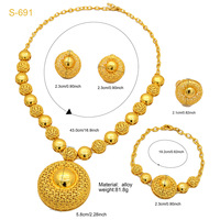 Parure de bijoux indiens de haute qualité, nouveau design 2026, plaqué or 24 carats, pour mariée, collection mode