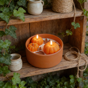 LANJO Festive Atmosphere Pumpkin Spice Aroma Smokeless <b>Candles</b> Long Lasting Aromatherapy - Product Image 2