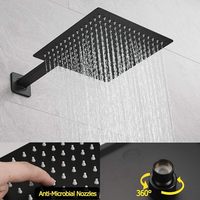 Vanne de douche encastrée Installation dissimulée Ensemble de douche Système de douche caché Robinet encastré