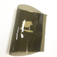 Rouleau de vinyle PVC transparent de 0,8 mm, couleur unie, imperméable et résistant à l'usure, PVC magique pour la décoration, sac, tapis