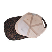 Casquette de baseball rétro ajustable en coton à 5 panneaux structurés avec broderie 3D personnalisée pour femme, marque privée