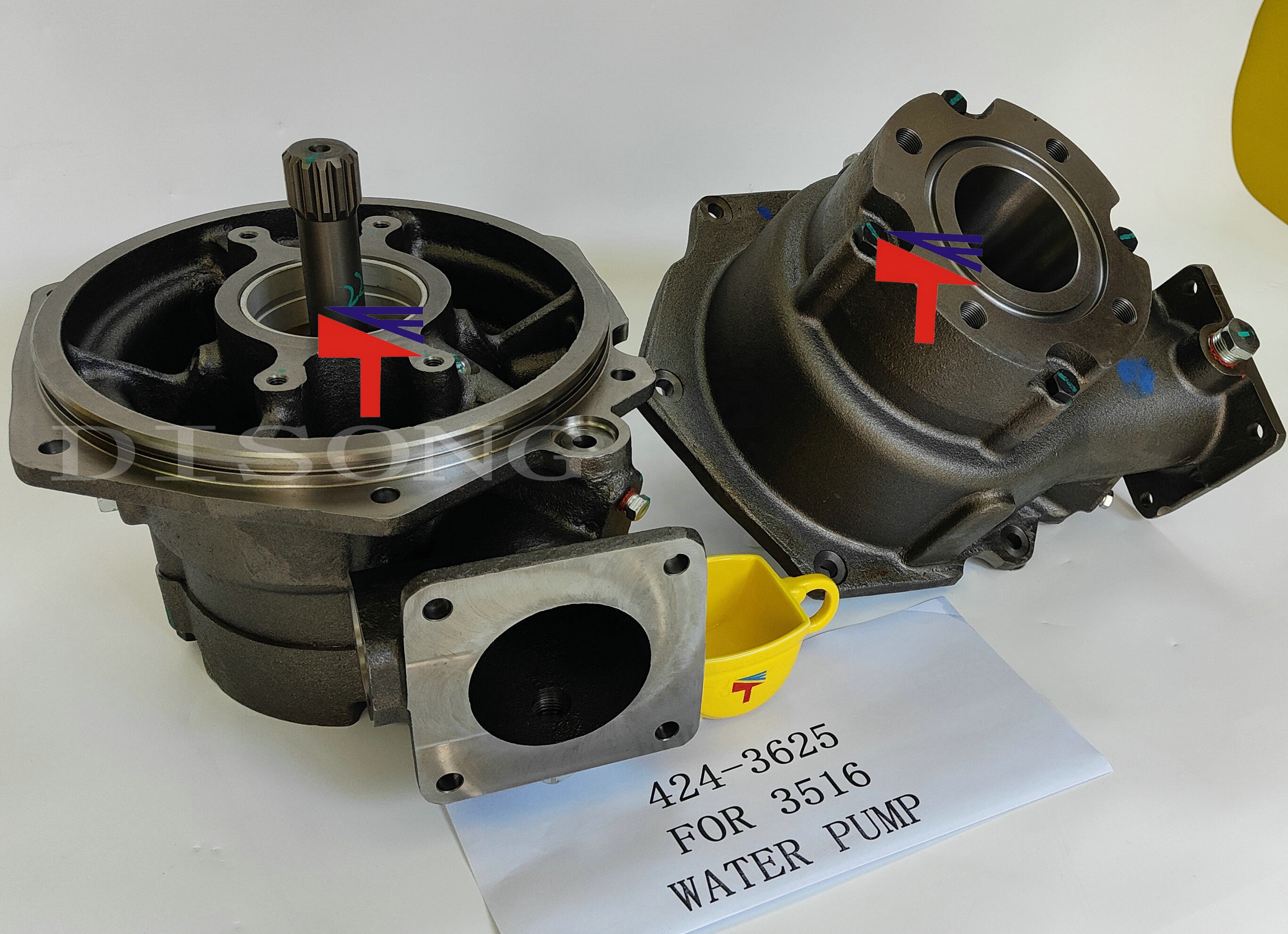柴油发动机零件水泵424-3625用于饺子车777D造车D11N发电机组