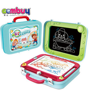 Двусторонний чемодан художественные игрушки для рисования письменные доски для детей - Product Image 6