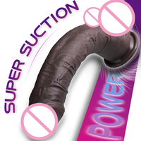 Masturbateurs géants noirs de 11 pouces, jouet sexuel pour adultes, produit pour femmes, en silicone liquide, réaliste, gros dildo pour femmes et hommes