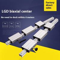 Rail de guidage linéaire à double axe en aluminium HENGXIN HX-10 personnalisé en usine, avec roulement à rouleaux, haute vitesse et silencieux