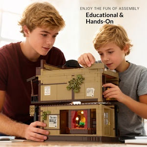 Oferta Especial: Bloques de Construcción de Partículas Pequeñas Western Gold Digger Bar, Modelo de Ensamblaje DIY, Juguete Educativo de Rompecabezas, Regalo para Niños, Ideal para Fiestas - Product Image 2