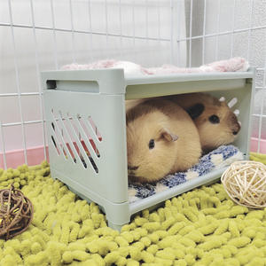 Cama de Plástico <span class=keywords><strong>para</strong></span> Mascotas Pequeñas, Escondite <span class=keywords><strong>para</strong></span> <span class=keywords><strong>Cobayas</strong></span>, Escondite <span class=keywords><strong>Esquinero</strong></span> <span class=keywords><strong>para</strong></span> Mascotas Pequeñas, Bonito <span class=keywords><strong>para</strong></span> Hámsteres y <span class=keywords><strong>Cobayas</strong></span> - Product Image 4