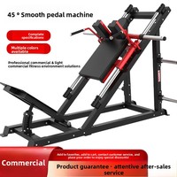 Presse à jambes commerciale à 45 degrés, équipement de fitness robuste et stable pour salle de sport et centre de fitness