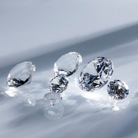 Souper Blanc D Couleur Lâche Moissanite 1CT GRA Certificat Rond 1-10mm Moissanite Lab Grown Diamond Prix Par Carat