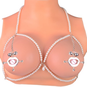 QKKQ Frog Mouth Steel Nipple <b>Clips</b> Metal Nipple Clamps With <b>Ring</b> Bells Chain Breast <b>Clips</b> Bondage Sex Toys for Women Couple Tool - Product Image 2