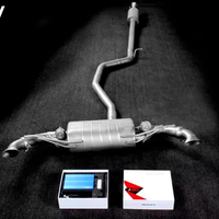Silencieux de course en acier inoxydable 304 à son actif, valves électriques, tuyaux d'échappement Catback pour Benz A180 1.6T/2.0T 2013-