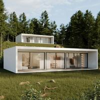 Maison conteneur moderne portable de 20 pieds à assemblage rapide avec conception détachable, personnalisable pour usage bureautique ou résidentiel