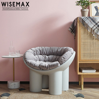 Vente en gros moderne PE plastique éléphant Roly Poly chaise chaise de salle à manger chaise longue pour salon