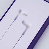 Boîtes à tiroirs en carton biodégradable personnalisées pour câble de données emballage d'écouteur imprimé papier pliant conception en relief de l'électronique