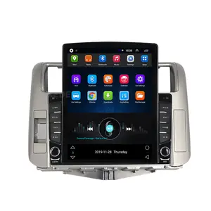 梅克德安卓IPS 2.5D数字信号处理器汽车dvd播放器，适用于丰田普拉多150 2010 2011 2012 2013 2 + 32gb 4G LTE无线全球定位系统蓝牙立体声