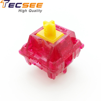 Tecsee Ruby & Sapphire Commutateurs de clavier mécanique UPE Stem Mix PC Housing Custom Logo Color Keyboard Push Button Switches