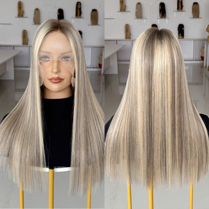 Best Quality Virgin European Cutcile Aligned Hair Single Small Knots Lace Top Wigs Bleached Knots #TCT4 - Product Image 1
