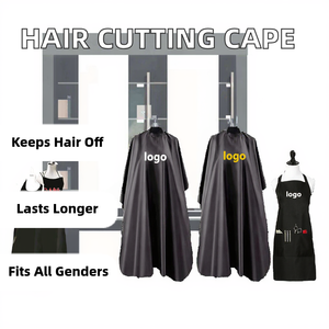 Capas de Barbería Antiadherentes para Corte de Cabello, Capa de Peluquería, Delantal de Peluquero, Capas con Impresión de Logotipo Personalizado - Product Image 2