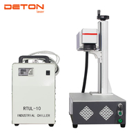 Machine de marquage laser UV DETON haute vitesse 3W/5W, haute précision, CNC portable, refroidissement par air/eau pour numéros de série, codes QR, date