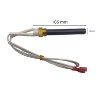 Résistance d'allumage en céramique pour poêles à granulés avec filetage G3/8 220V/230V 300W certifiée CE