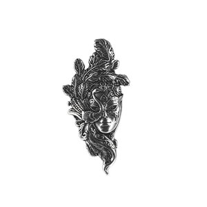 Collar con Colgante de Máscara Étnica Europea Americana, Estilo Vintage Personalizado para Hombre, Patrón Clásico Exótico SP1100 - Product Image 5