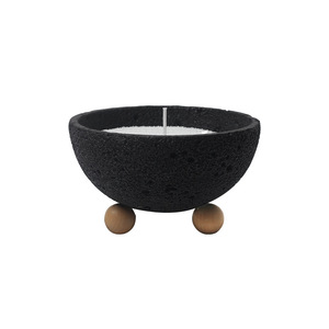 Pot à bougie en céramique style nordique simple, effet ciment, pour bougies en cire de sable DIY et bougies en cire de soja, idéal pour la <span class=keywords><strong>maison</strong></span> et l'hôtel, servant également de porte-bougie décoratif - Product Image 5
