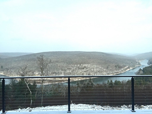 Sistema de barandilla de cable de acero inoxidable ajustable para Parque de patio de cubierta exterior-Balaustrada montada en el suelo resistente al óxido/agua - Product Image 4