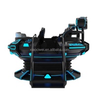 Simulador de Realidad Virtual con Movimiento de Rotación de 360 Grados, Equipo de Simulación VR de 5 Asientos, Cine VR 9D, Máquina VR UFO