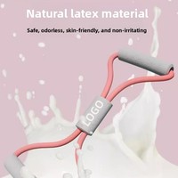 Corde de Résistance L8 à 8 Formes pour Entraînement, Élargissement des Épaules, Amélioration de la Posture, Yoga, Amincissement, en Latex Naturel, pour Fitness à Domicile, Fabrication Usine